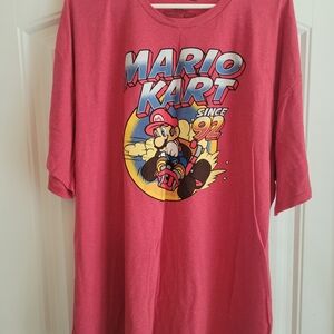 Official Nintendo Mario Kart "Since 92" Men's Graphic Tee Red 2XL 